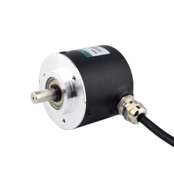360 CPR Codificador rotatorio codificador rotativo incremental ABZ 3 canales 8 mm Eje sólido ISC5208