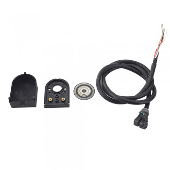 Codificador rotatorio encoder incremental rotatorio óptico 1000 CPR AB 2 canales ID 5 mm con cable blindado HKT30