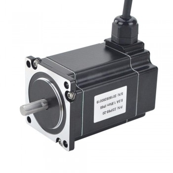 Motor paso a paso a prueba de agua Nema 23 1,8 grados 5,0A 1,8Nm serie P IP65 motor paso a paso resistente al agua de 2 fases