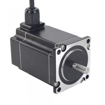 Motor paso a paso a prueba de agua Nema 23 1,8 grados 5,0A 1,8Nm serie P IP65 motor paso a paso resistente al agua de 2 fases