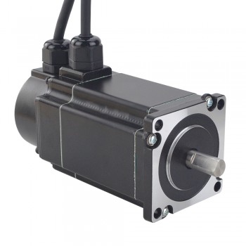 Motor paso a paso de circuito cerrado Nema 24 a prueba de agua serie P IP65 1,8 grados 3Nm 5,0A 2 Fase con codificador 1000CPR