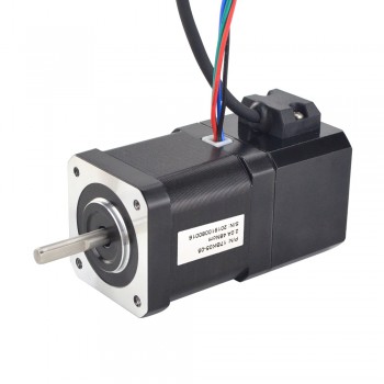 Motor paso a paso Nema 17 serie P 1,8 grados 48 Ncm 2A 2 fases con freno electromagnético