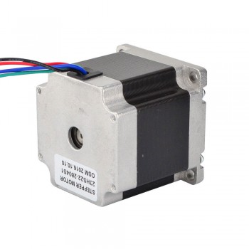 Motor paso a paso Nema 23 bipolar 1.26Nm 2.8A 2.5V 57x56mm 4 hilos Φ6mm Eje