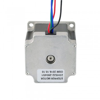 Motor paso a paso Nema 23 bipolar 1.26Nm 2.8A 2.5V 57x56mm 4 hilos Φ6mm Eje