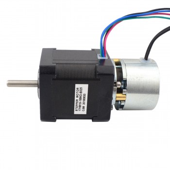 Motor paso a paso Nema 17 bipolar 0,9 grados 0,65 Nm 1,68 A 2,80 V con freno no excitado