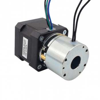 Motor paso a paso Nema 17 bipolar 1,8 grados 0,65 Nm 2 A 2,20 V con freno no excitado