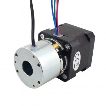 Motor paso a paso Nema 17 bipolar 1,8 grados 0,65 Nm 2 A 2,20 V con freno no excitado