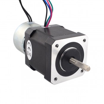 Motor paso a paso Nema 17 bipolar 1,8 grados 0,65 Nm 2 A 2,80 V con freno no excitado