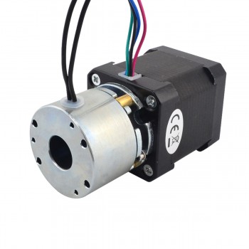 Motor paso a paso Nema 17 bipolar 1,8 grados 0,65 Nm 2 A 2,80 V con freno no excitado