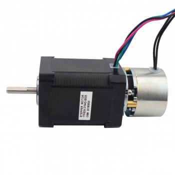 Motor paso a paso Nema 17 bipolar 1,8 grados 0,65 Nm 2,1 A 3,36 V con freno no excitado