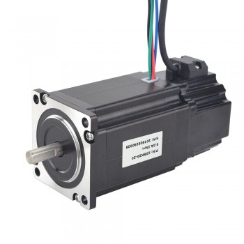 Motor paso a paso Nema 23 serie P 1,8 grados 2 Nm 5,0 A 2 fases con freno electromagnético