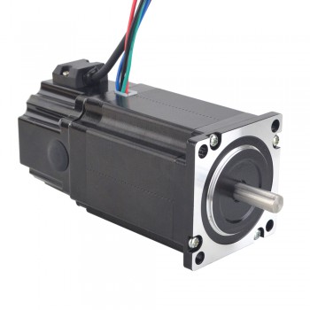 Motor paso a paso Nema 23 serie P 1,8 grados 2 Nm 5,0 A 2 fases con freno electromagnético