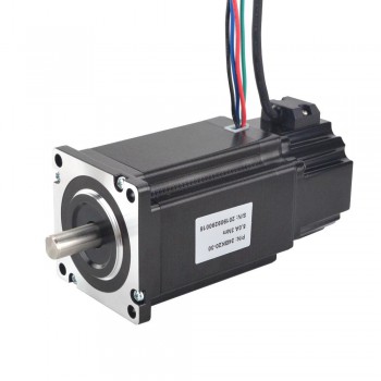 Motor paso a paso Nema 24 serie P 1,8 grados 3 Nm 2 fases con freno electromagnético