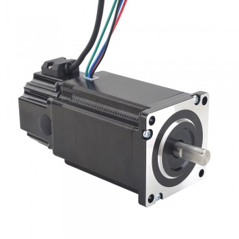 Motor paso a paso Nema 24 serie P 1,8 grados 3 Nm 2 fases con freno electromagnético