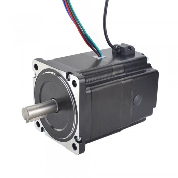 Motor paso a paso Nema 34 serie P 1,8 grados 4,5 Nm 6,0 A 2 fases con freno electromagnético