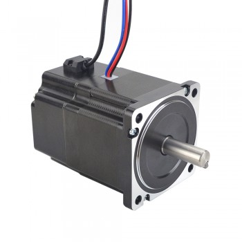 Motor paso a paso Nema 34 serie P 1,8 grados 4,5 Nm 6,0 A 2 fases con freno electromagnético