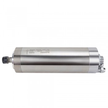 Motor de husillo CNC de 800W refrigerado por agua 110V 4A 24000RPM 400Hz ER11 collet Motor de husillo CNC