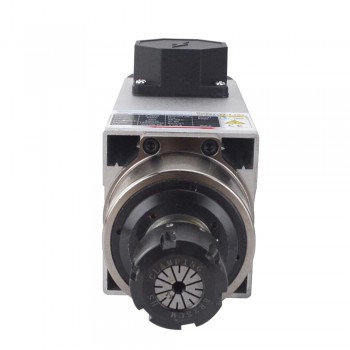 Motor de husillo cuadrado refrigerado por aire de 2.2KW220V 10A 18000RPM 300Hz ER25 Collet CNC VFD Motor de husillo de CA