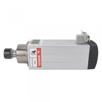 Motor de husillo cuadrado refrigerado por aire de 3.5KW Motor380V 18000RPM 300Hz ER25 Collet VFD Motor de husillo CNC