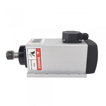 Motor de husillo refrigerado por aire cuadrado de 3.5KW 380V 18000RPM 300Hz ER20 Collet VFD CNC Motor de husillo