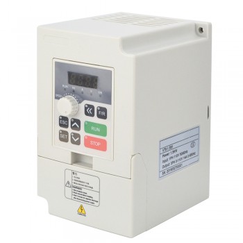 Unidad de frecuencia variable VFD 1.5KW 2HP 14A 110V Inversor de frecuencia para control de velocidad del motor del husillo