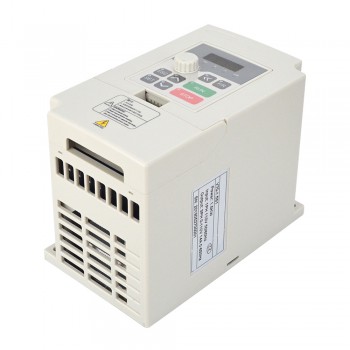 Unidad de frecuencia variable VFD 1.5KW 2HP 14A 110V Inversor de frecuencia para control de velocidad del motor del husillo