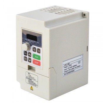 Unidad de frecuencia variable VFD 1.5KW 2HP 7A 220V Inversor VFD para control de velocidad del motor del husillo