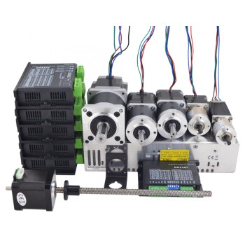 Kit de robot de código abierto AR3 motor paso a paso, controlador y fuente de alimentación