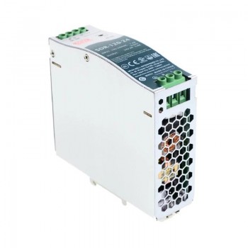 Mean Well SDR-120-24 Fuente de alimentación CNC 120W 24VDC 5A 115/230VAC con función PFC Fuente de alimentación de carril DIN