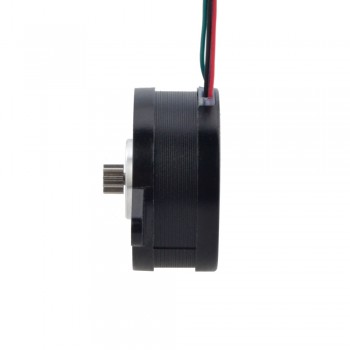 Motor paso a paso Nema 14 redondo serie E Bipolar 0,9 grados 8 Ncm 1,0 A 36x17 mm 4 cables