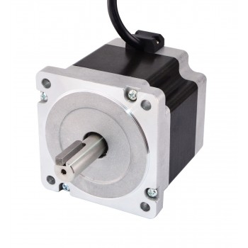 Keyway Dual Shaft Nema 34 Motor paso a paso CNC bipolar motor paso a paso 4.5Nm 1.8 Deg 5.5A 2.2V 4 cables