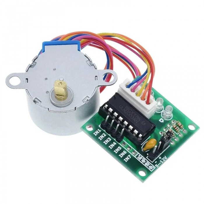 Motor paso a paso de engranaje CC 5V 12V 4 fases 28BYJ-48 + placa controladora ULN2003 ULN2003 PIC MCU DIY