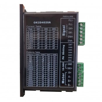Controlador paso a paso digital 0.2-2A 5-24 VDC para motor paso a paso NEMA 8, NEMA 11, NEMA16, NEMA17