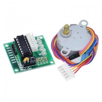 Motor paso a paso de engranaje CC 5V 12V 4 fases 28BYJ-48 + placa controladora ULN2003 ULN2003 PIC MCU DIY