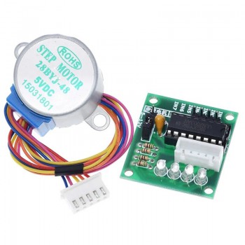 Motor paso a paso de engranaje CC 5V 12V 4 fases 28BYJ-48 + placa controladora ULN2003 ULN2003 PIC MCU DIY