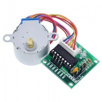 Motor paso a paso de engranaje CC 5V 12V 4 fases 28BYJ-48 + placa controladora ULN2003 ULN2003 PIC MCU DIY