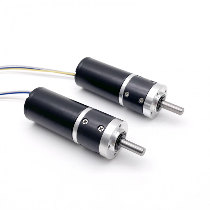 Pack de 2 Motorreductores DC sin escobillas 12V/24V Φ28mm 20kg·cm 6.6–11.5W con caja planetaria (GMP28-TEC2838)