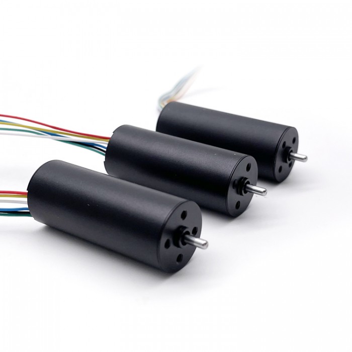 Pack de 2 Motores DC sin Escobillas Motor Eléctrico sin Escobillas 12 V / 24 V 50 g·cm 16×40 mm
