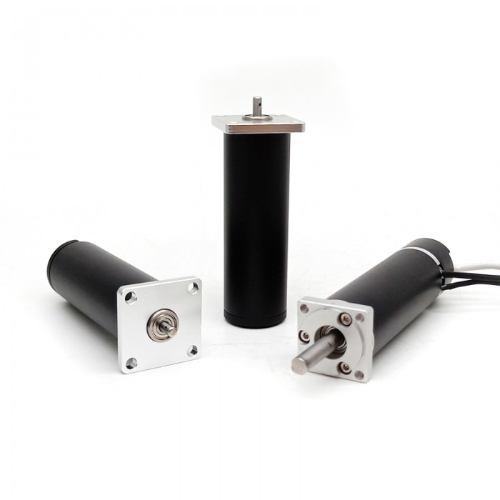 Pack de 2 Motores Eléctrico PMDC Sin Escobillas Sin Núcleo 12V/24V 800g·cm 22×66mm