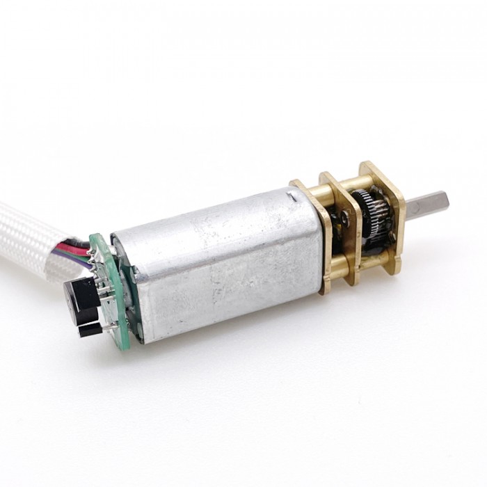 Pack de 2 Motores Eléctrico DC con Engranaje 6 V / 12 V 14 mm Diámetro