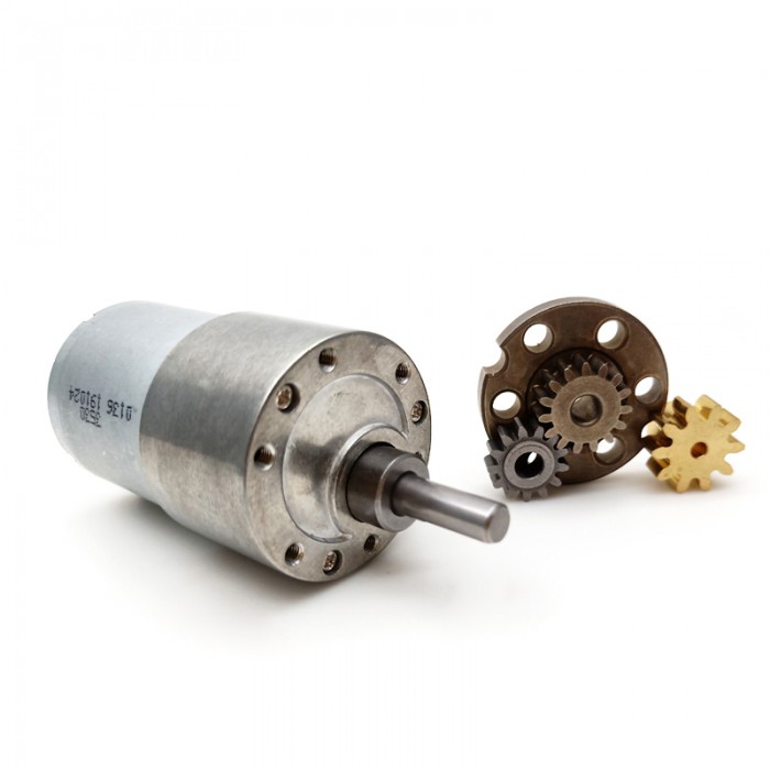 Pack de 2 Motores Eléctrico DC con Reductor 12 V / 24 V 8 kg·cm 34.5×30.8 mm