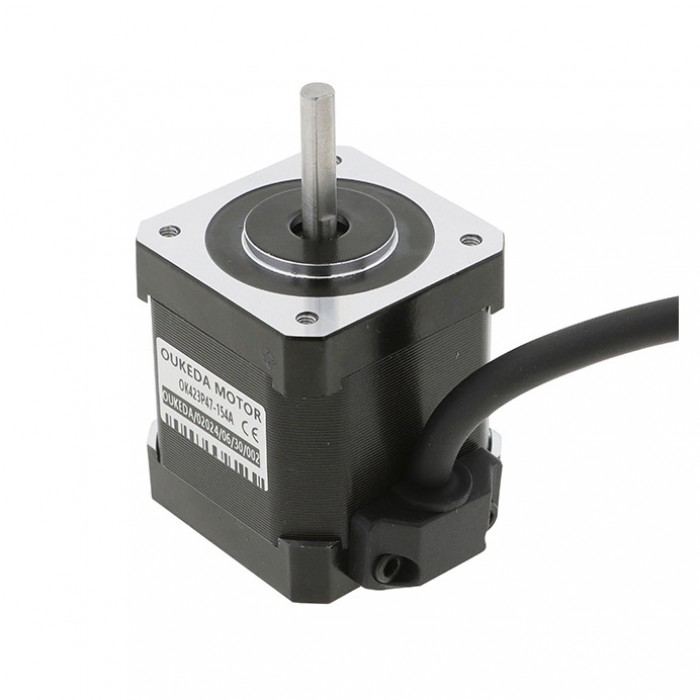 Oukeda Motor Paso a Paso NEMA 17 1.2° 32 N·cm 3 Fases 1.5 A 5.4 VDC con Eje D-Cut 42×42 mm