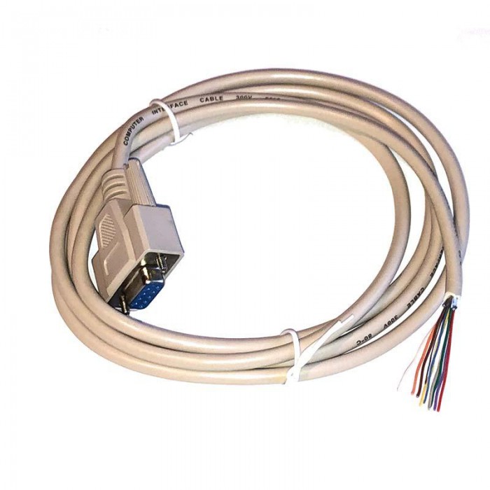 Cable de Conexión RS232 de 3 Metros con Conector SUBD-9 de 9 Pines Compatible con Servo JMC