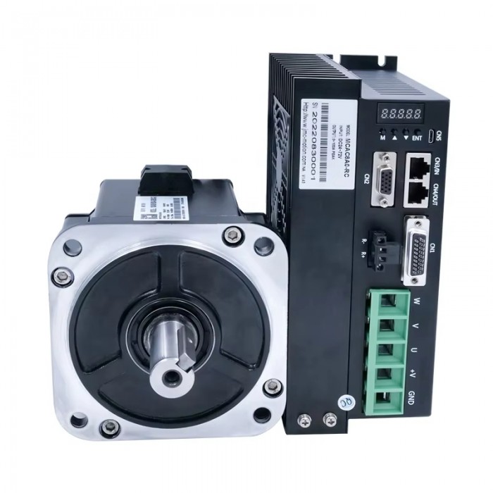 Kit de Motor Servo DC 1500 W con Controlador 48 V 4.78 N·m 3000 RPM con Encoder de 2500 Líneas