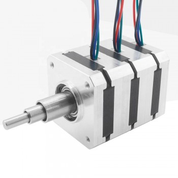 Nema 17 Motor paso a paso de 3 ejes 1.8 grados 0.4A 12VDC 200mN.m 4 cables