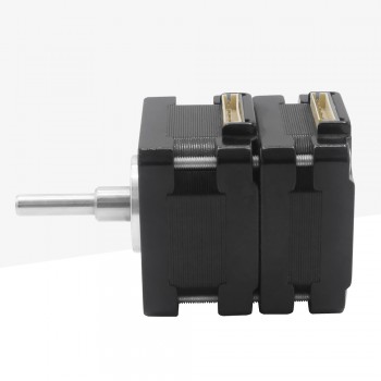 Motor paso a paso Nema 16 Multicapa 1.8º 0.4A 10.4V 200mN.m Doble Eje 2 Fases