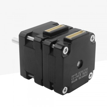 Motor paso a paso Nema 16 Multicapa 1.8º 0.4A 10.4V 200mN.m Doble Eje 2 Fases