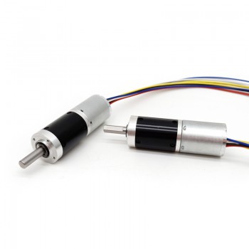 Pack de 2 Motorreductores BLDC 12V/24V Φ24mm 5.0kg·cm 2.3W con reductor planetario (GMP24-TEC2430)