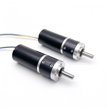 Pack de 2 Motorreductores DC sin escobillas 12V/24V Φ28mm 20kg·cm 6.6–11.5W con caja planetaria (GMP28-TEC2838)