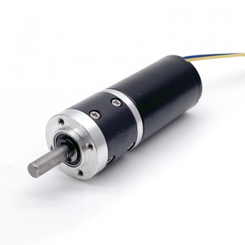 Pack de 2 Motorreductores DC sin escobillas 12V/24V Φ28mm 20kg·cm 6.6–11.5W con caja planetaria (GMP28-TEC2838)